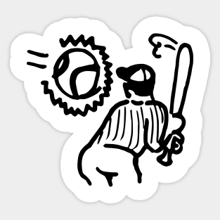 Baseball Sticker